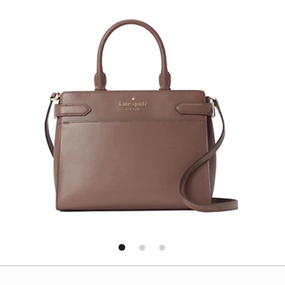 Kate Spade Staci Large Satchel Bag Purse Duskcity NEW